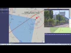 10 km X-Band Phased Array UAV Detection Radar System mit aktiver Emissionsfähigkeit