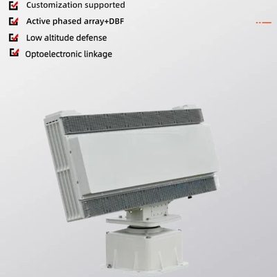 10 km X-Band Phased Array UAV Detection Radar System mit aktiver Emissionsfähigkeit