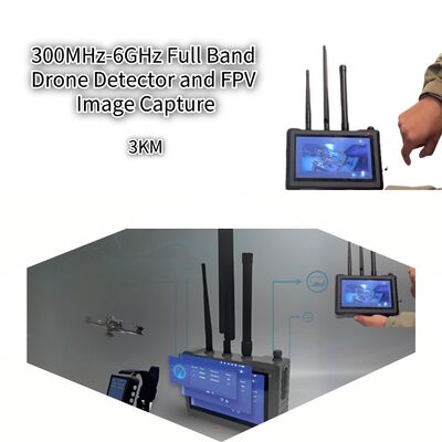 Detektionsradius 1,5 km Tragbare Vollbanddetektions-Anti-Drohnen-System Videoüberwachung